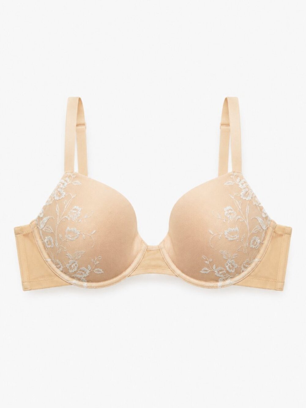 Natori 721330 Flawless Contour Underwire Bra 38D Cafe/Ivory